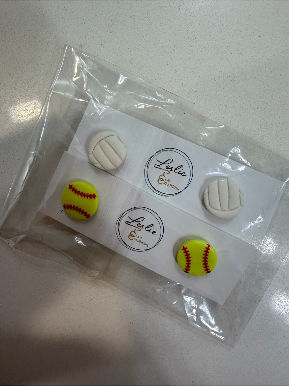 Volleyball and Softball Earrings